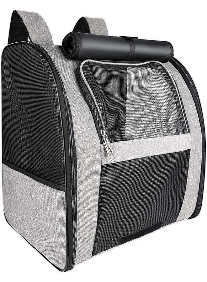 Generic Pet harness backpack for cats and dogs, foldable cat harness for big cats, small dog harness ventilated design for puppies, rabbits, small pet travel, hiking and outdoor use up to 22 lbs  - Image 1