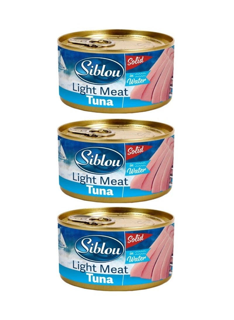 Siblou Light Tuna In Water 3 x 160g - Image 2