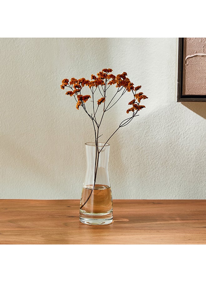 Home Box Kler Clear Glass Vase - 6x6x14 cm - Image 1