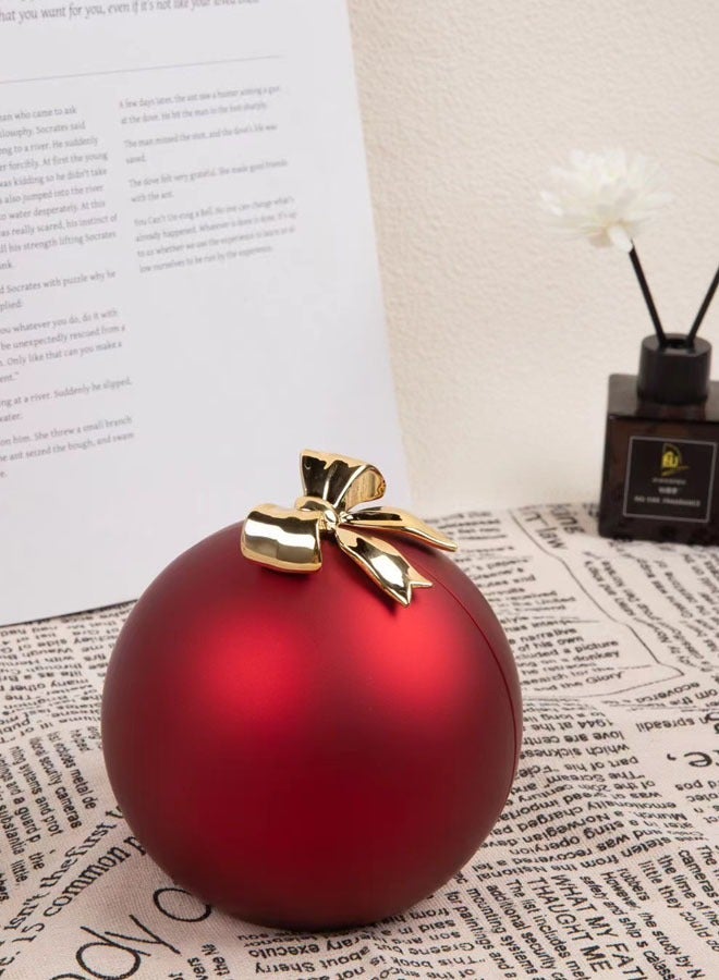 general Spherical Double-open Gift Box With Bowknot - Image 3