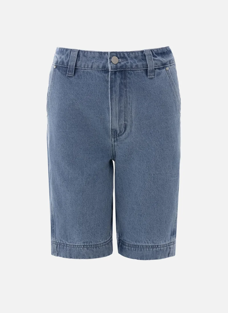 Lichi Loose denim shorts