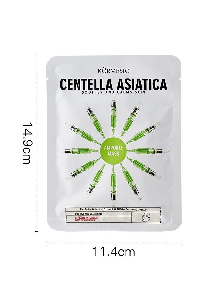 Kormesic Centella Ampoule Mask 25ml-5 packs  - Soothing & Repairing - Image 1