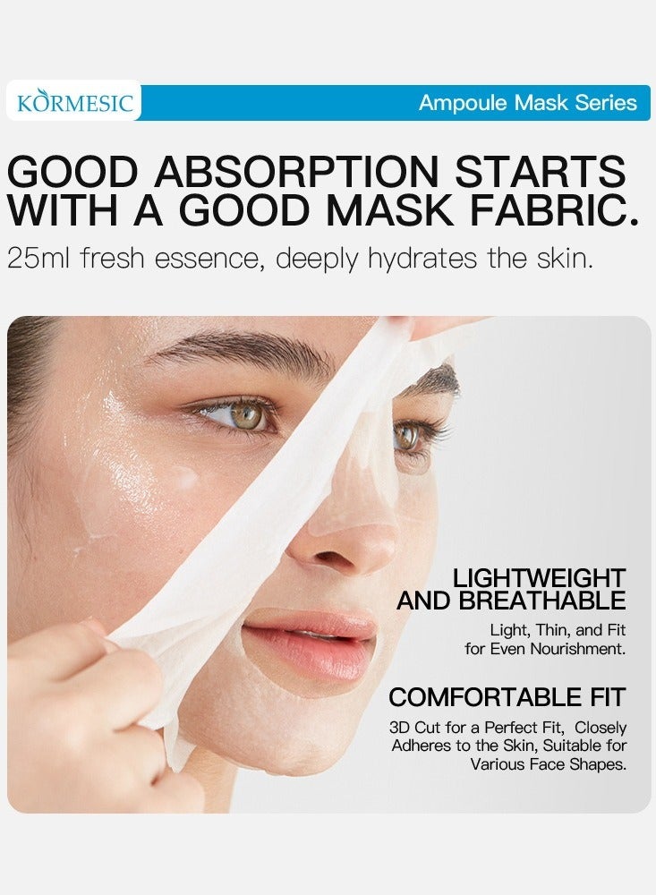 Kormesic Centella Ampoule Mask 25ml-5 packs  - Soothing & Repairing - Image 4