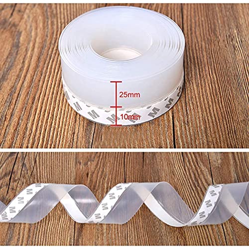 AMENDAS Flexible Door Bottom Sealing Strip Protector Guard for Home Door Gap Filler Rubber Sealer Insect Protector Strip Proofing Bottom for Insects Under Gap Filler Bottom of Side Tape for Dust - Image 3