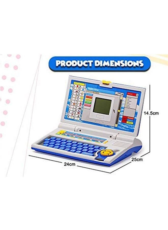 DMG TECH - Kids Laptop Computer Toy with Mouse, English Learner  Early Educational,Fun Learning Machine, Learn Letter, Words, Games, Mathematics, Music, Logic, Memory Tool - Image 1