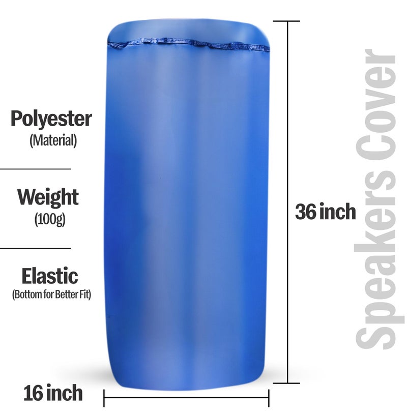 Autofact Premium Speaker Cover for JBL Party Box 710 Lightweight Royal Blue Fabric with Dustproof & Scratch-Resistant, Durable & Easy to Carry (Large Size Speaker Only) - Image 3