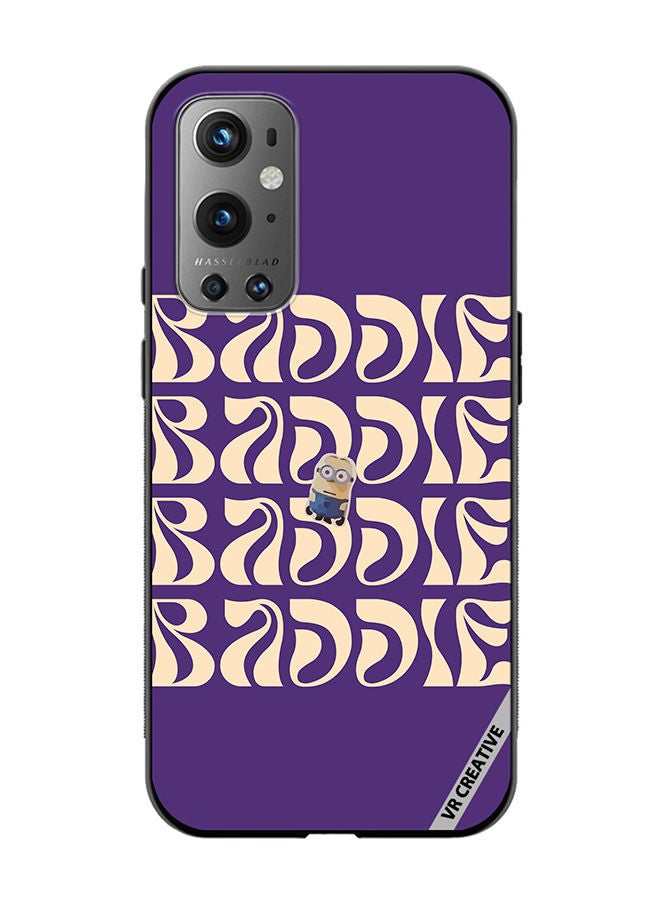 VR CREATIVE Protective Case Cover For OnePlus 9 Pro Baddie With Minion Design Multicolour - Image 1