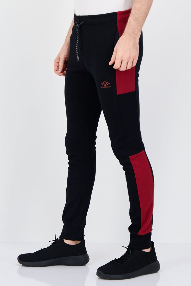 umbro سروال جري رياضي للرجال، مناسب، خارجي، أسود - Image 2