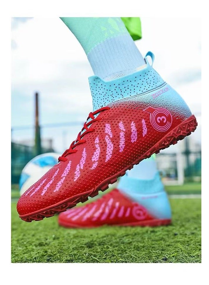 SKT Shiketro New Men's and Women's Soccer Shoes Short Spike Sports Training Shoes - Image 2