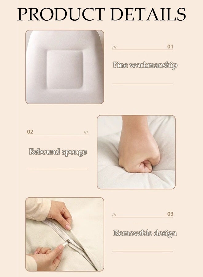 Spides Folding Floor Chair Convertible Flip Floor Lazy Sofa Multi-functional Upholstered Couch Bed with 5 Adjustable Position Indoor Comfy Foam Chaise Lounge Couch Bed for Living Room Bedroom Apartment Small Space - Image 5