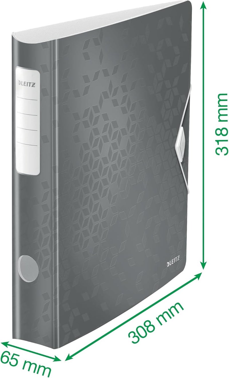 LEITZ Wow Pp 180° Active Lever Arch File 65Mm Pink - Image 4