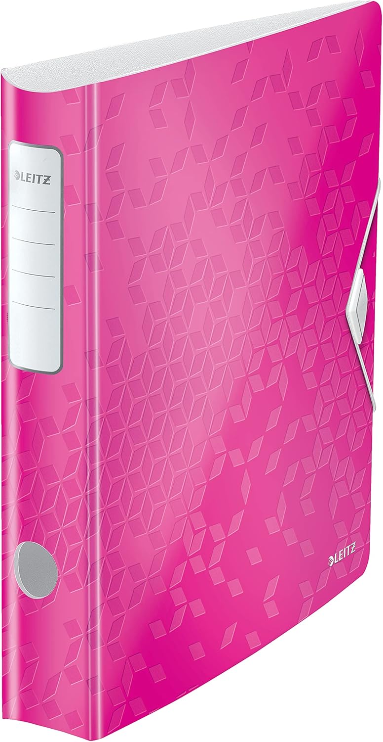 LEITZ Wow Pp 180° Active Lever Arch File 65Mm Pink - Image 1