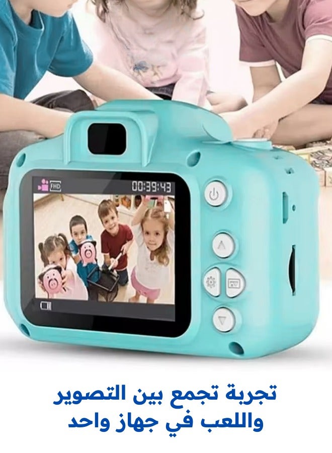 Generic Mini Children LCD 2-Inch HD Digital Camera Video Photo Recorder Kids Toy Gift Includes 16GB TF Card – Blue  - Image 5