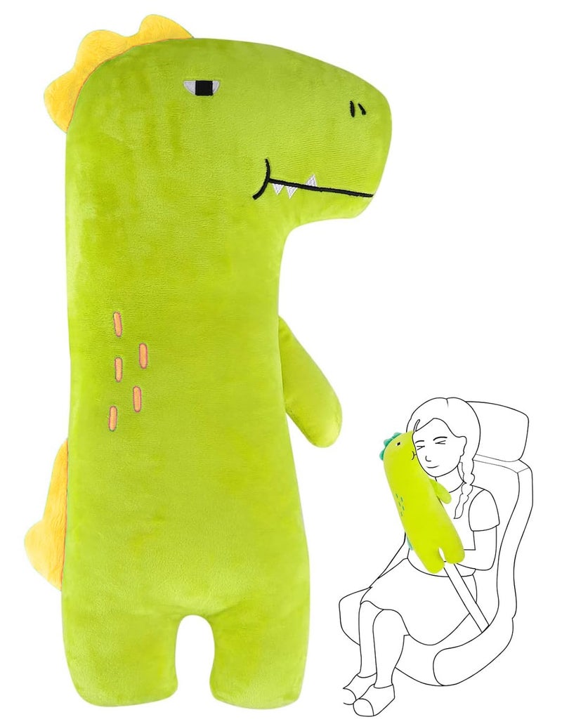 Synlark Synlark® Seatbelt Pillow for Kids, Car Pillow Seat Belt Cushion, Covers Child Seat Head Rest Support Shoulder Pad, Seat Strap Pillows Adjuster for Children Baby (Dinosaur) - Image 1