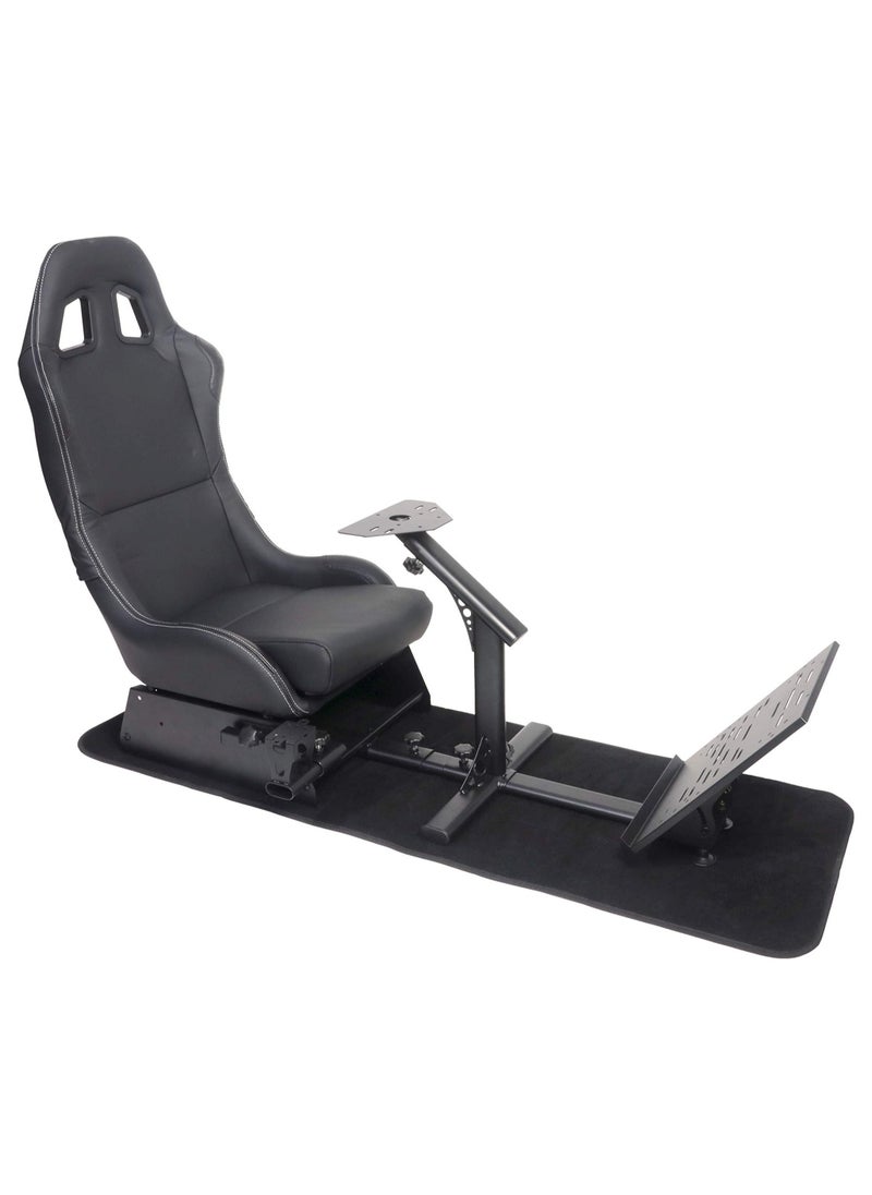 فلاش هوك كرسي ألعاب لمقعد السباق مزود بحامل مقود لجهاز Logitech G29 Thrustmaster Xbox Playstation PS4 - Image 1