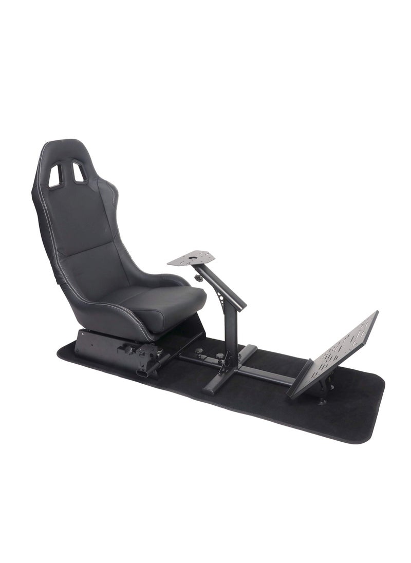Flash Hawk - Racing Seat Gaming Chair Steering Wheel Stand for Logitech G29 Thrustmaster Xbox Playstation PS4 - Image 1