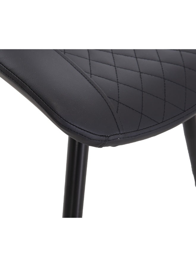 أولييرو طقم من كرسيين طعام باللون الرمادى  الغامق ‎51×57×86 سم‎ - Image 3