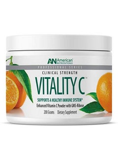 American Nutriceuticals Vitality C 200 Grams; Ultra Highpotency Vitamin C Powder Without Gastric Distress| Enhanced Absorption Neutral Ph With Gmsribose Complex