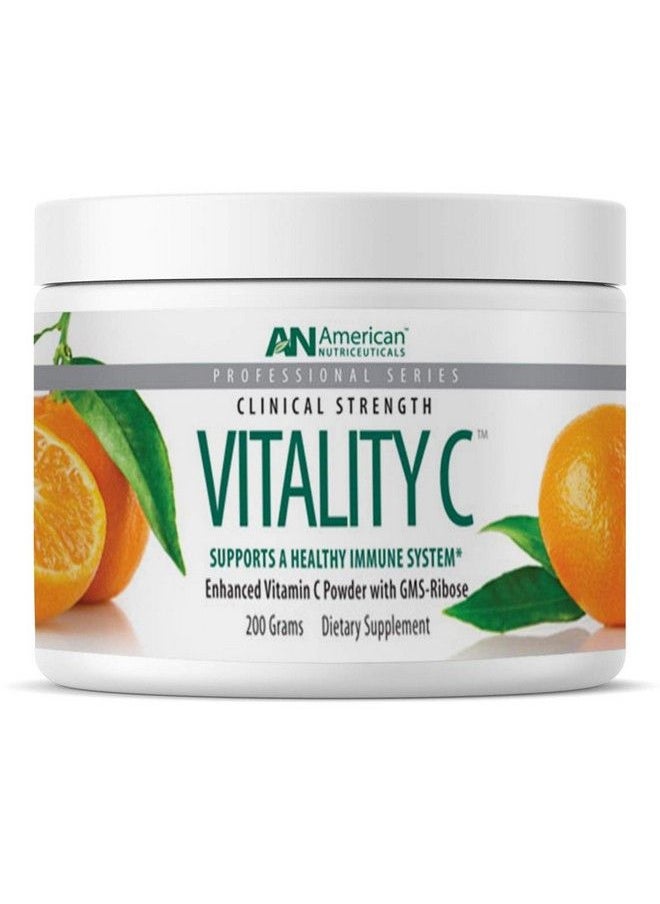 Vitality C - American Nutriceuticals Vitality C 200 Grams; Ultra Highpotency Vitamin C Powder Without Gastric Distress| Enhanced Absorption Neutral Ph With Gmsribose Complex - Image 1
