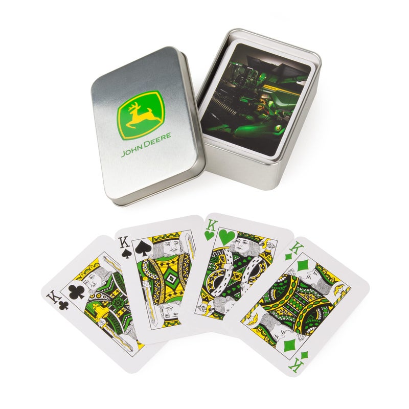 John Deere Playing Cards Standard Playing Card Deck with Collectors Tin Family Game Fun for Ages 6 - Image 3
