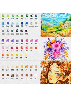 Ohuhu Ohuhu Brush Pen Set 60 Colours Sketch Pen Set Chisel & Brush Dual Tip Brush Pens Water-Based Sketch Pens Water Colour Set For Coloring Calligraphy Drawing W/1 Colorless Blender & Case,Multicolour  - Image 3