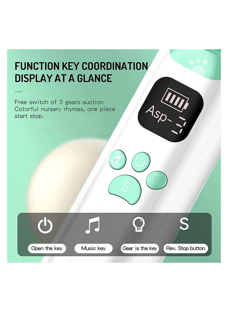 Joshberg - Baby Nasal Aspirator,Electric Baby Nasal Aspirator,Baby Nose Sucker,with Music and Light Soothing Function - Image 1