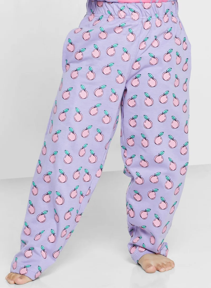 Pinata Just Peacy Printed Pj Set