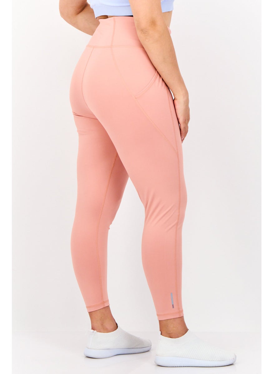 PUMA Women Sportswear Fit Brand Logo Leggings, Pink  - Image 2