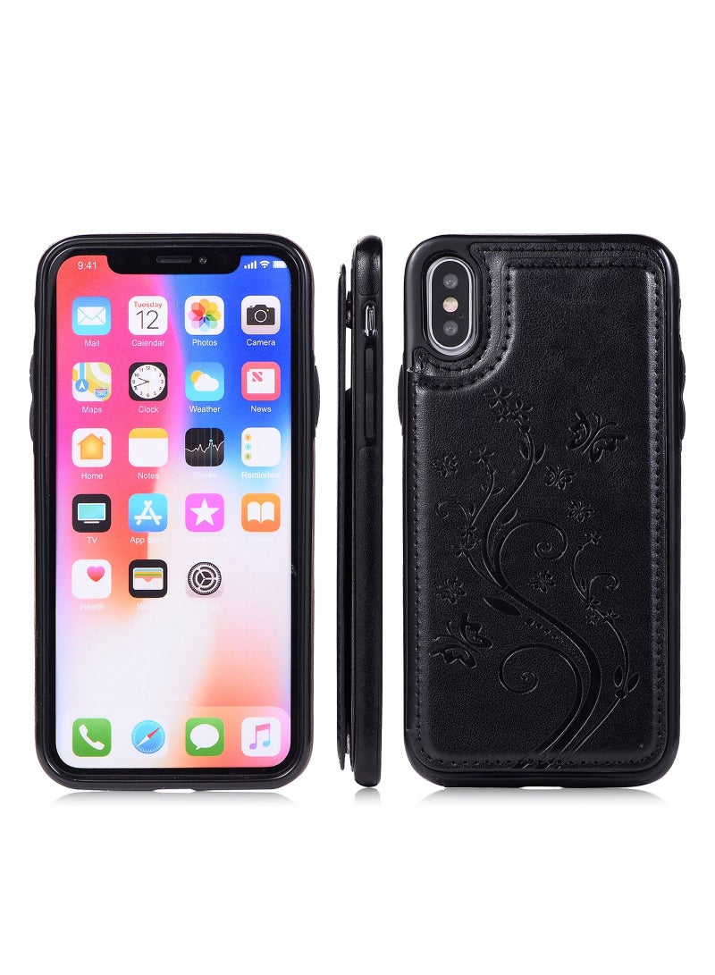 Loquat Suitable For iPhone Flip Butterfly Embossed Case - Image 2