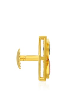 Malabar Gold and Diamonds 22 Carat 916 Purity Precia Gemstone Earrings PGNFNC085ER5Y  - Image 2