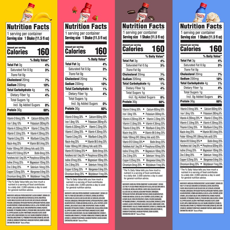 Premier Protein Shakes, 8 Flavor Variety Pack, 30g Protein, 1g Sugar, 24 Vitamins & Minerals, Nutrients to Support Immune Health 11.5 Fl Oz (8 Pack) - Image 4
