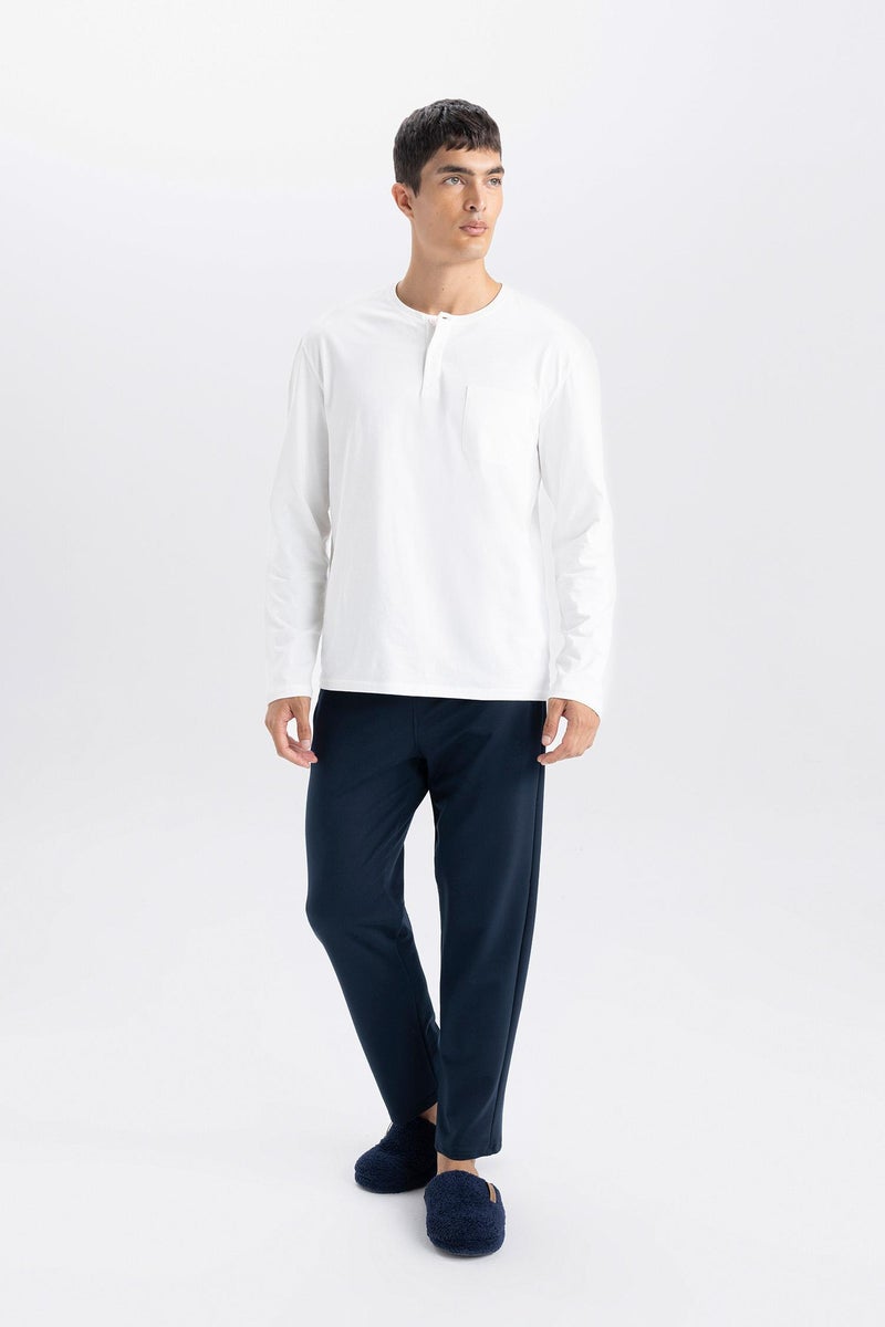 DeFacto Man Slim Fit Thin Sweatshirt Fabric Regular Hem Sweatpants  - Image 3