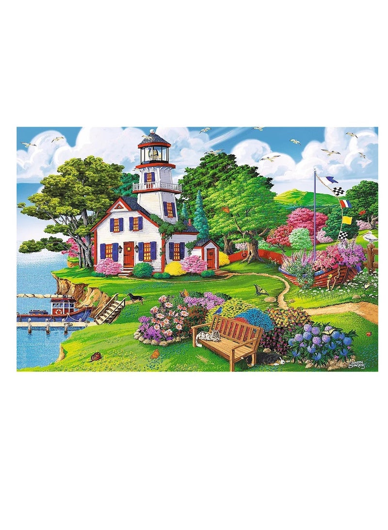 Trefl Puzzles - Wood Craft Summer Haven Wooden Puzzle 500+1 Pieces - 20161 - Image 2