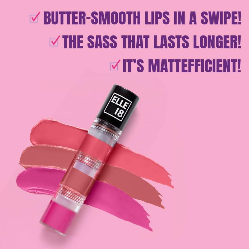 Elle 18 Elle 18 Lit Matte Lip Stack Prom Night - Image 5