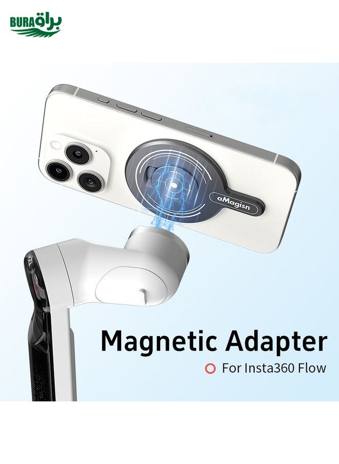 BURAQ - For Insta360 Flow aMagisn Gimbal Magnetic Adapter MagSafe Sports Camera Accessories - Image 1