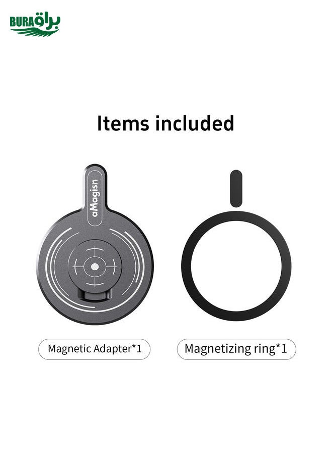 BURAQ - For Insta360 Flow aMagisn Gimbal Magnetic Adapter MagSafe Sports Camera Accessories - Image 1