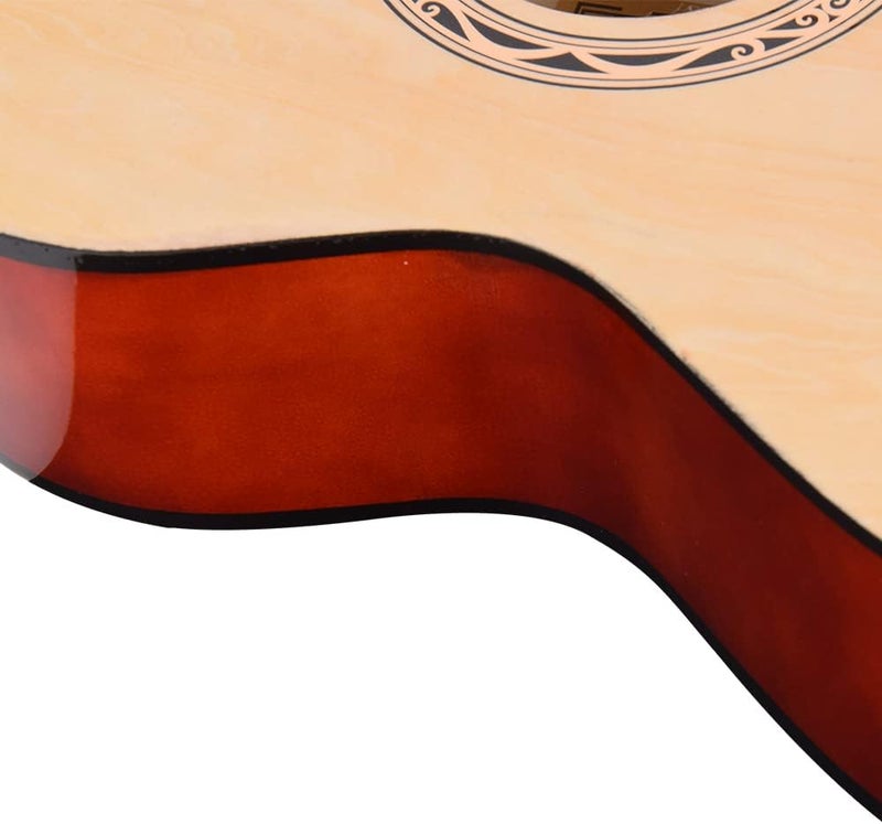 MegArya 38 Inch Natural Acoustic Guitar for Beginners - Image 2