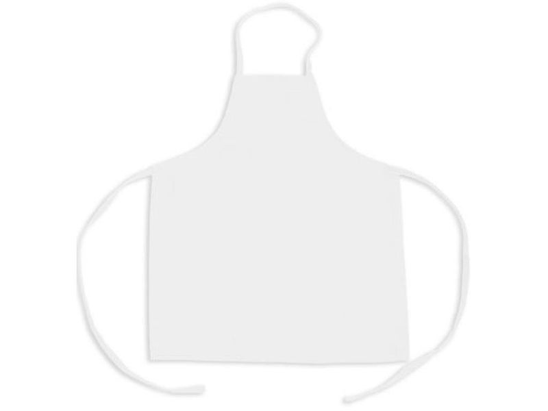 KNG Kids Cooking Apron for Girls and Boys Small White