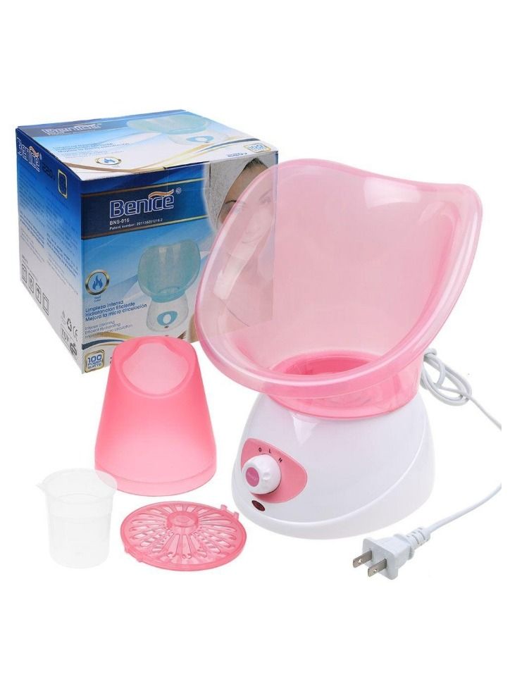 Benice Professional Home Facial Steamer Pink/White - Image 5