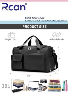 Gym Sports Shoulder Bag Large Capacity Waterproof Travel Riding Durable Crossbody Bag with Shoes Compartment Dry and Wet separation Handbag Lightweight Weekend Sleepover Duffel Bag for Men Women - pzsku/ZAAE261F5AF675BDFD3F0Z/45/_/1700827355/ba1c27d2-7742-4c54-99a0-26199e970058