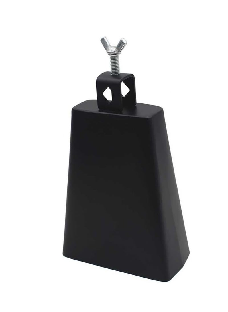 Demeras 6 Inch Durable Cowbell Instrument Metal Percussion Cowbell with Stick for Beginners Music Lovers  - Image 2