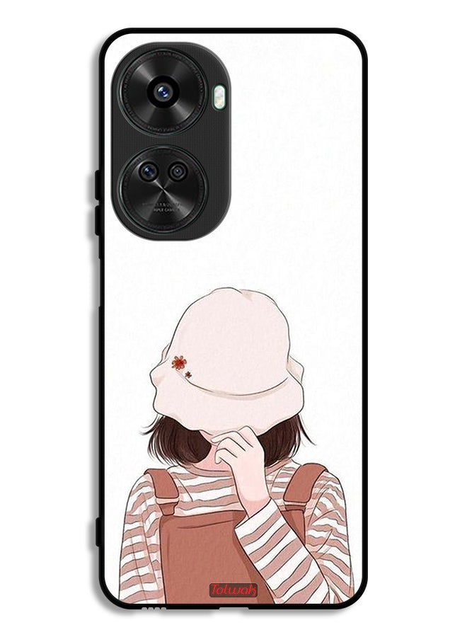 Tolwak Huawei nova 11 SE Protective Case Cover Hide Face By Hat - Image 1