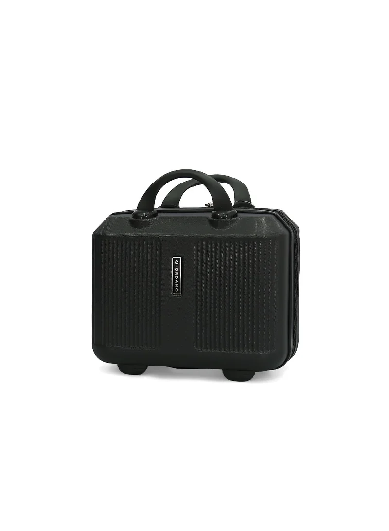 GIORDANO Giordano Hardside Luggage Trolley Bag 5 Pieces set,Black (BC-12&14,S-20,M-24,L-28 Inch)