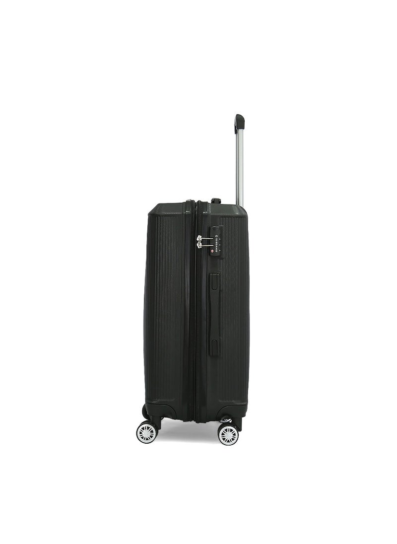 GIORDANO Giordano Hardside Luggage Trolley Bag 5 Pieces set,Black (BC-12&14,S-20,M-24,L-28 Inch)  - Image 4
