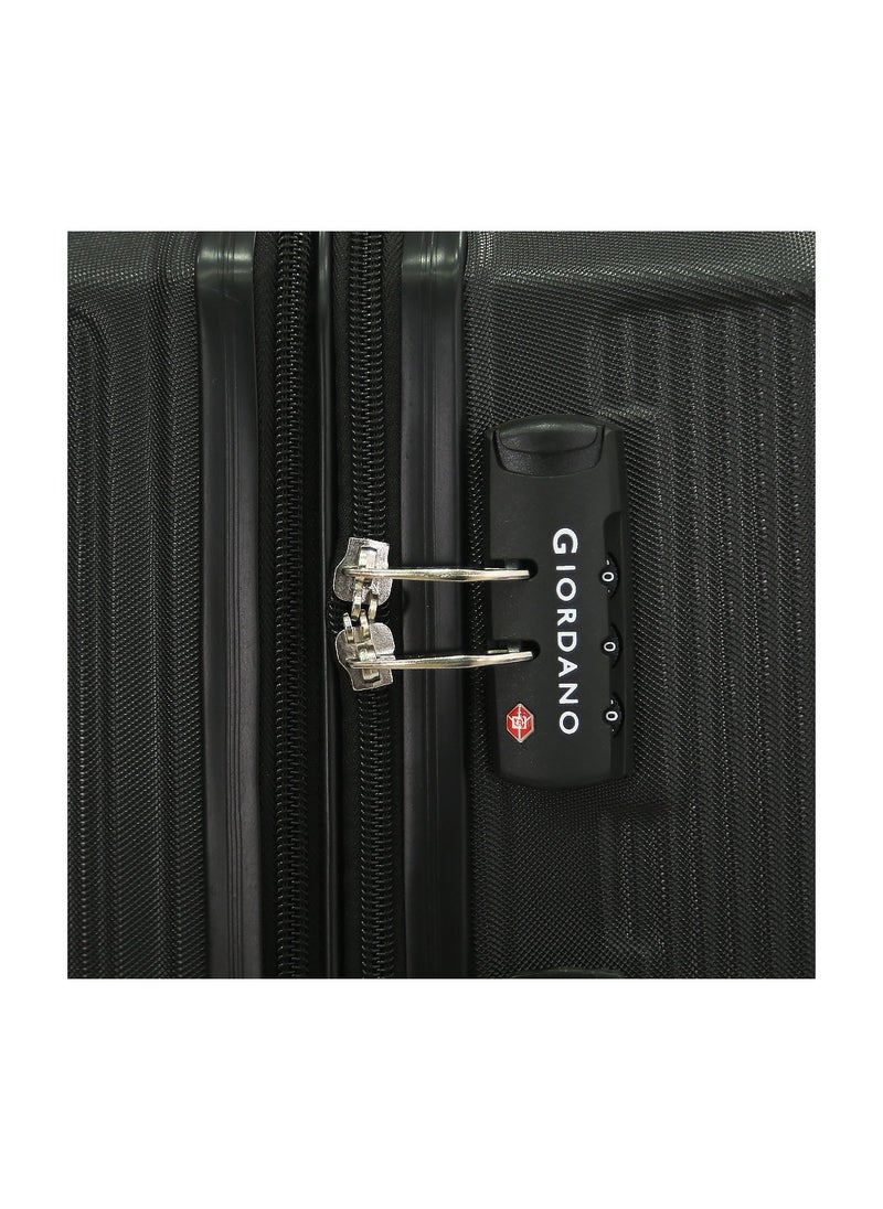 GIORDANO Giordano Hardside Luggage Trolley Bag 5 Pieces set,Black (BC-12&14,S-20,M-24,L-28 Inch)  - Image 5