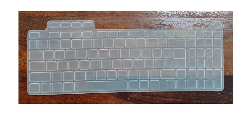 Raya غطاء لوحة مفاتيح متميز لجهاز ASUS TUF Gaming A16/F16 16 بوصة لعام 2025. (سيليكون شفاف) - Image 1