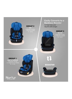 Nurtur Ragnar BabyKids 3in1 Car Seat  Booster Seat  Adjustable Headrest  Extra Protection  5Point Safety Harness  9 months to 12 years  Upto 36kg Official Nurtur Product - pzsku/ZAAE2BF45FF757217E73FZ/45/_/1691744168/0381867f-65d2-438d-a98d-1f4596056385