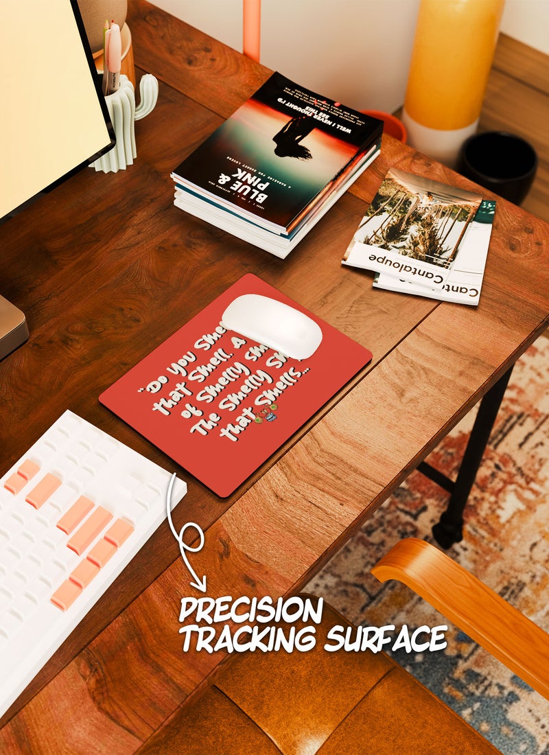 LOUD UNIVERSE Rectangular Desk Mouse Pad Do You Smell Spongebob Squarepants Non-Slip Rubber Base Mouse Pad - Image 4