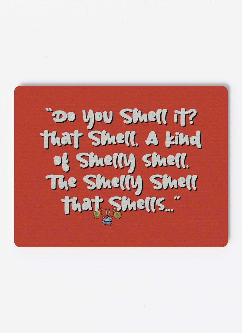 LOUD UNIVERSE Rectangular Desk Mouse Pad Do You Smell Spongebob Squarepants Non-Slip Rubber Base Mouse Pad - Image 1
