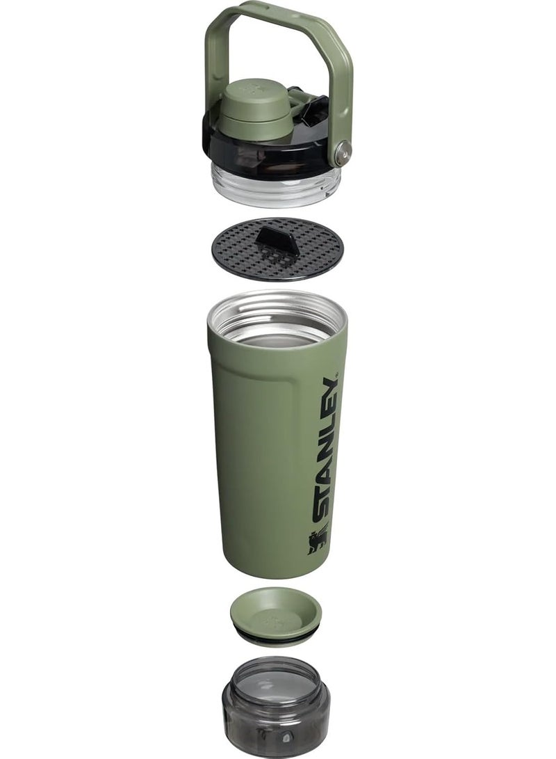 Stanley Stainless Steel Water Bottle with Flip Lid & Handle, Leakproof Insulated Sports Flask for Hot & Cold Drinks - Image 3